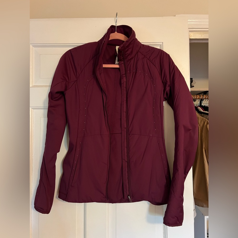 lululemon athletica Women's Maroon Full-Zip Jacket